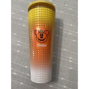 Disney Parks Starbucks Mickey candy corn cup pre owned NO STRAW